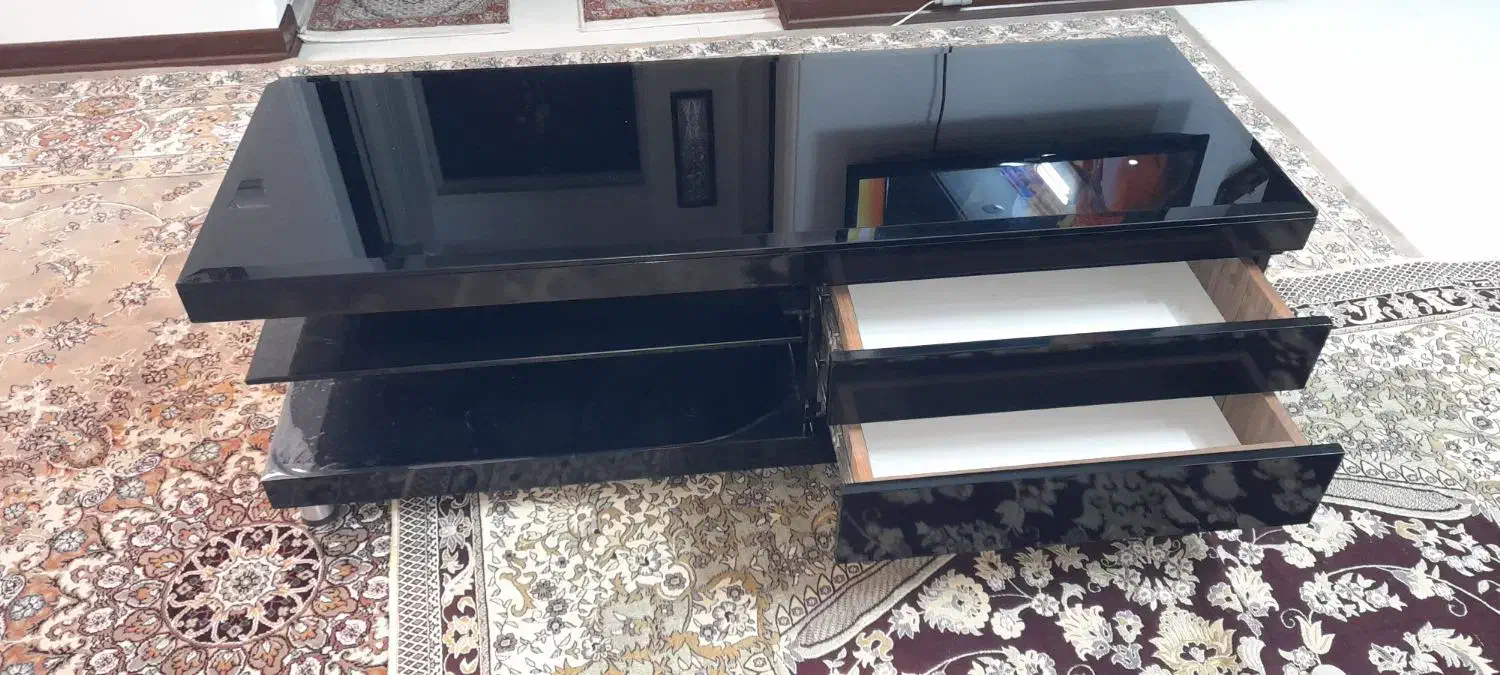 میز تلویزیون چوبی.|میز تلویزیون|قم, عمار یاسر|دیوار