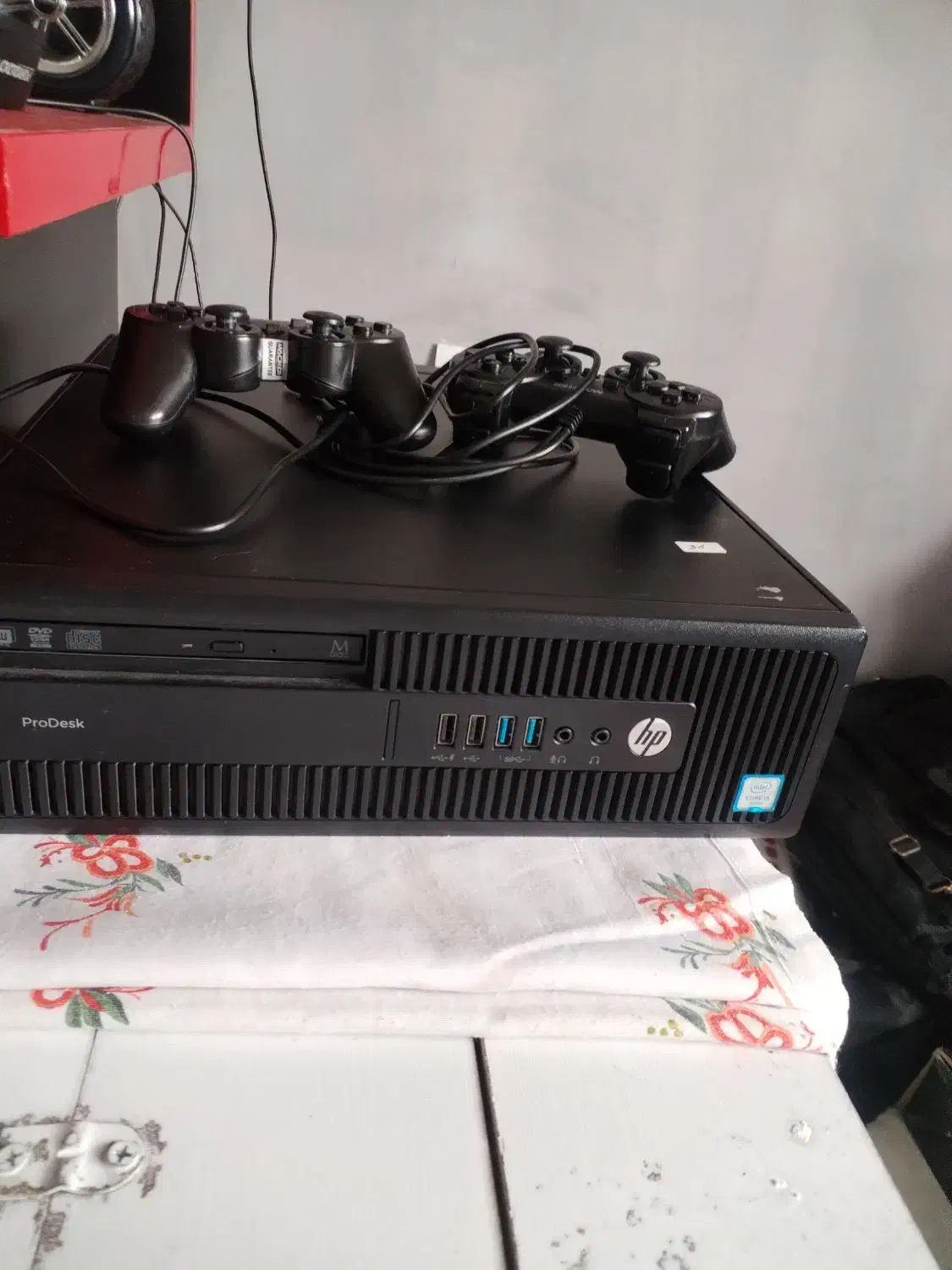 مینی کیس گیمینگ به همراه مانیتور 24 اینچ ips|رایانه رومیزی|قروه, |دیوار