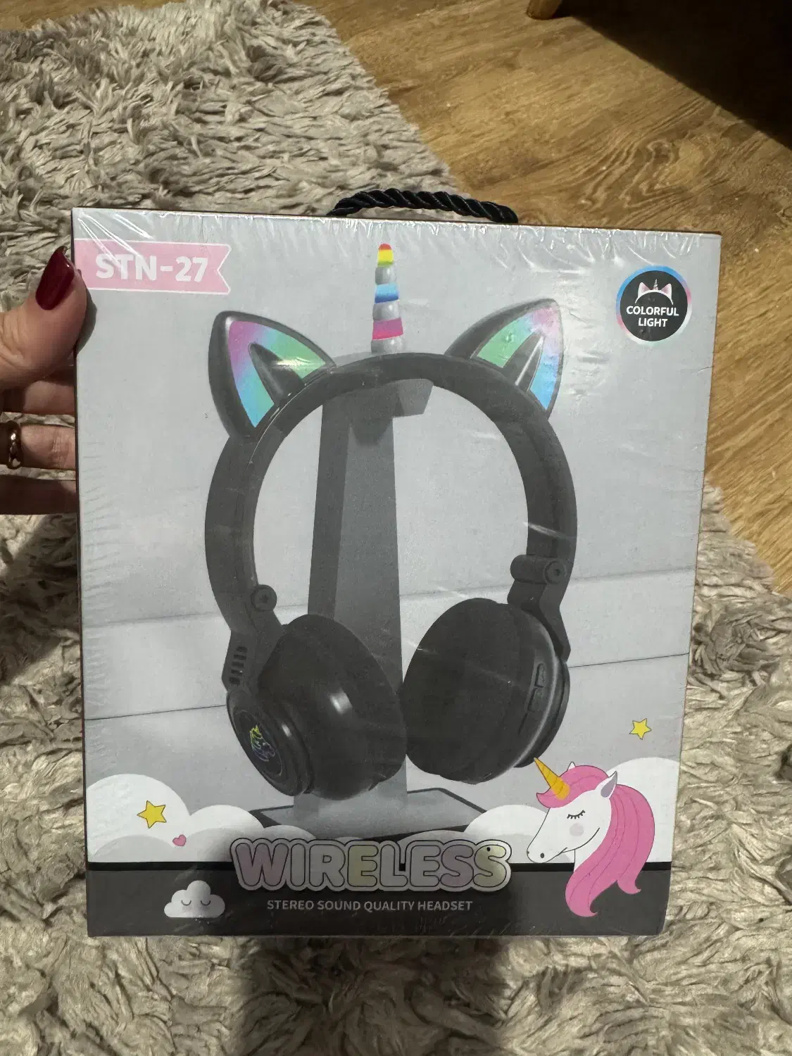 هدفون هدفون بی‌سیم طرح یونیکورن|لوازم جانبی موبایل و تبلت|تهران, قاسم‌آباد|دیوار