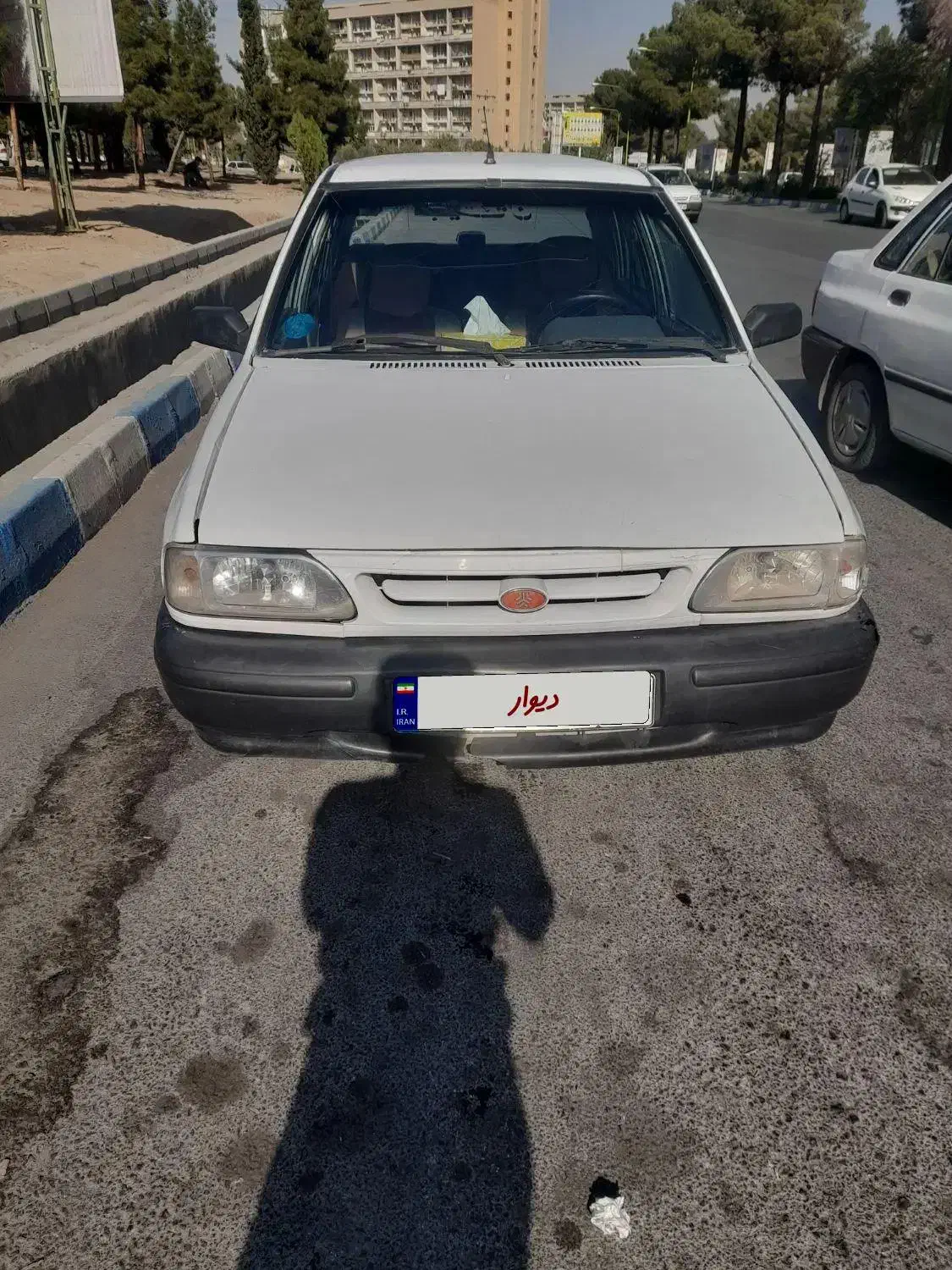 پراید ۸۷ سفید تمیز|خودرو سواری و وانت|فولادشهر, سایت صنعتی کاوه|دیوار