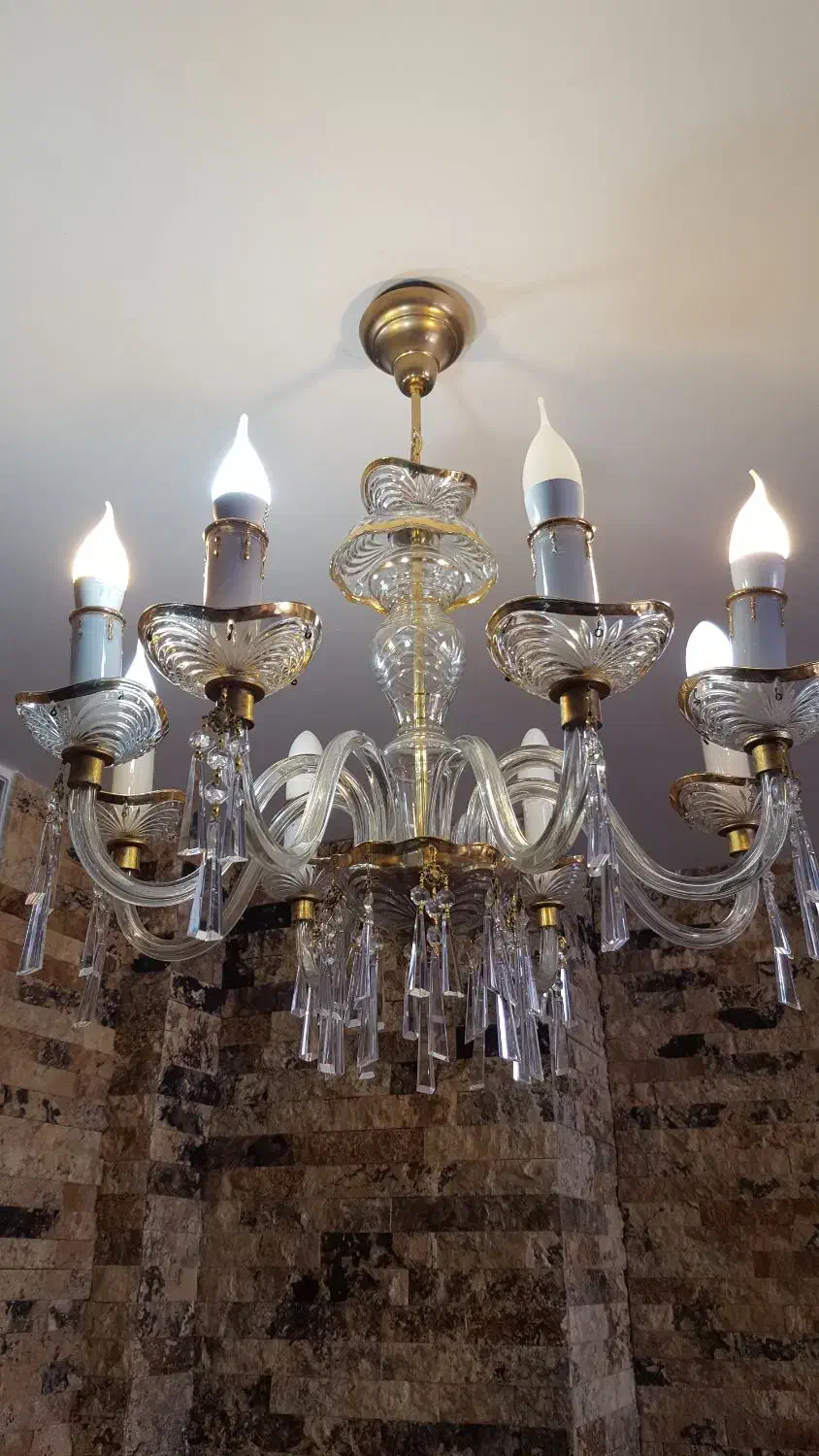 سه عدد لوستر ۸شاخه ایتالیایی|لوستر و چراغ آویز|کرج, گلشهر|دیوار