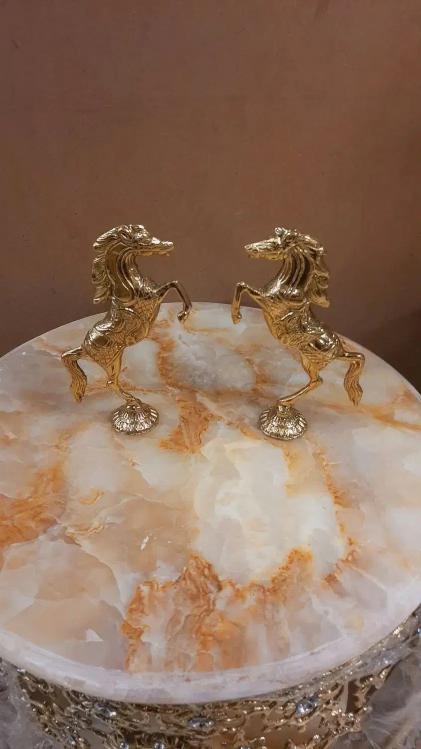 اسب رومیزی زورو جفتی برنز سوگلی|مجسمه، تندیس، ماکت|زنجان, |دیوار