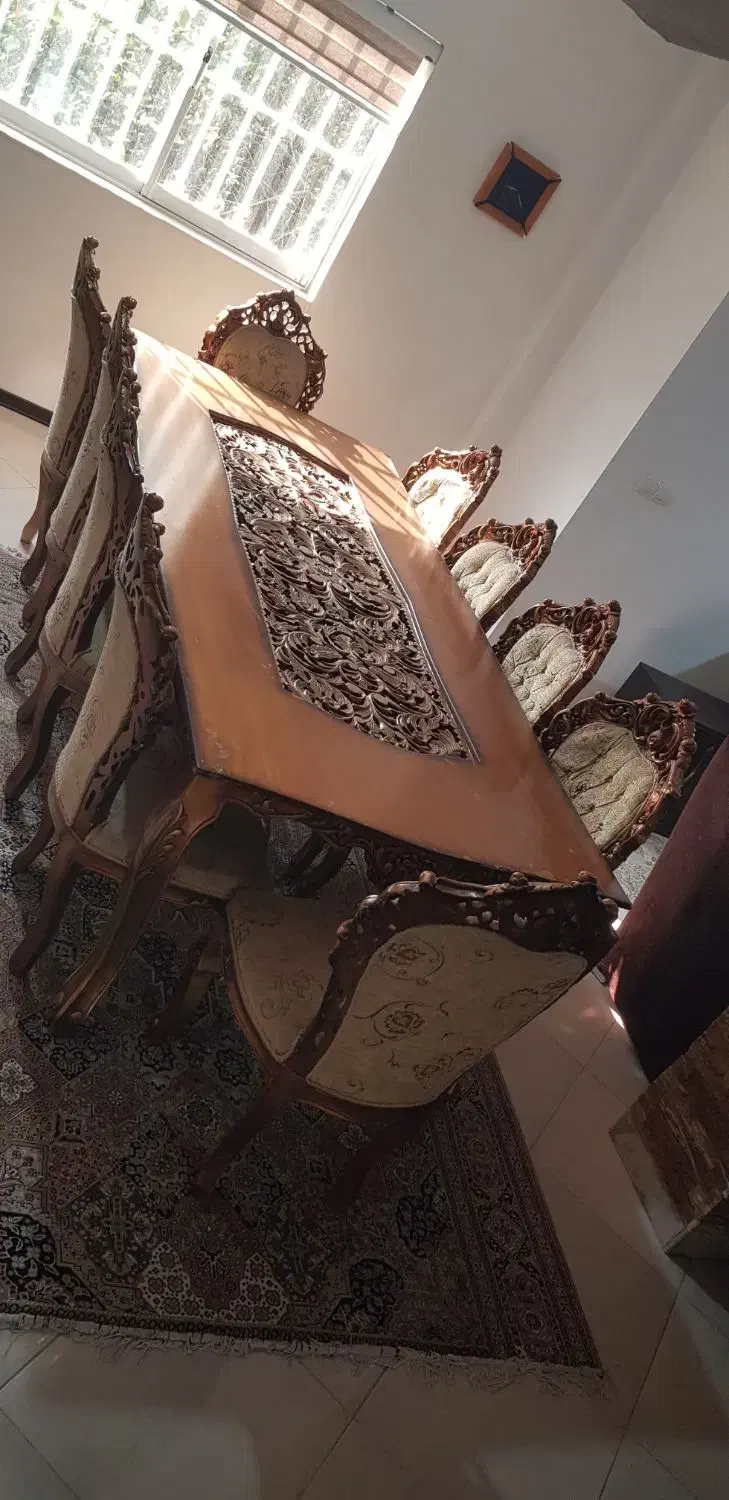 فروش میز‌ناهارخوری‌10نفره|میز و صندلی غذاخوری|چالوس, |دیوار