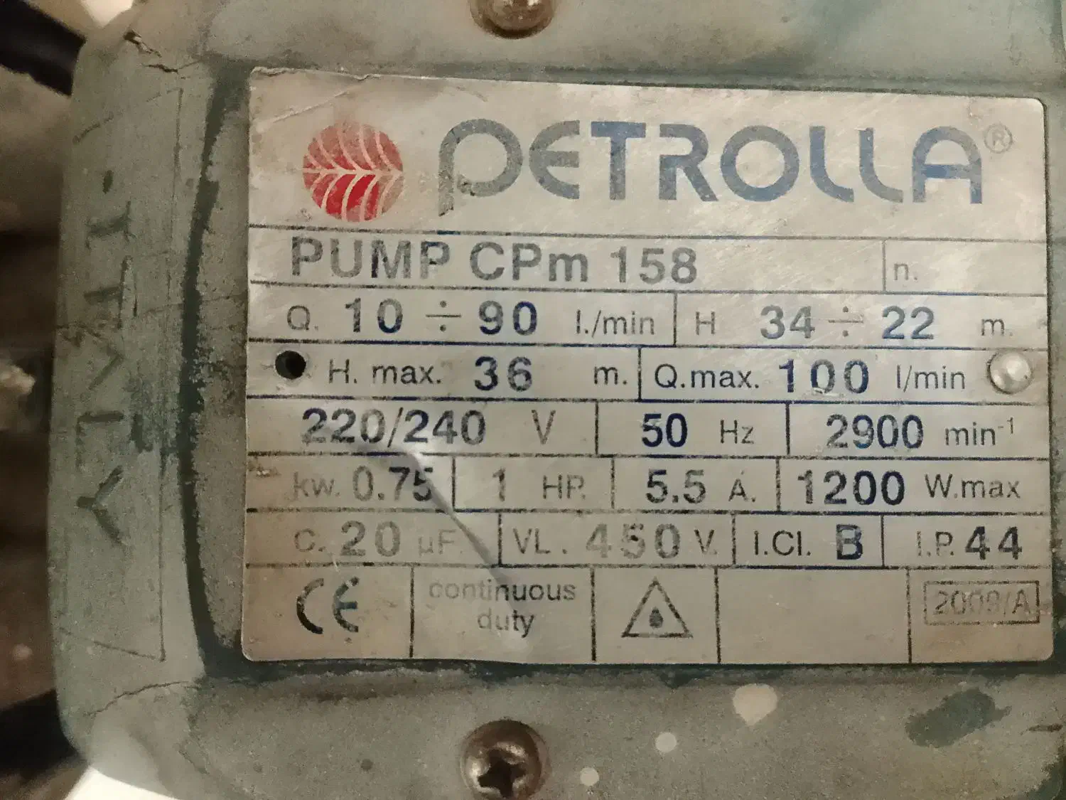 پمپ آب پتروللا ایتالیا|سایر لوازم برقی|اردبیل, |دیوار
