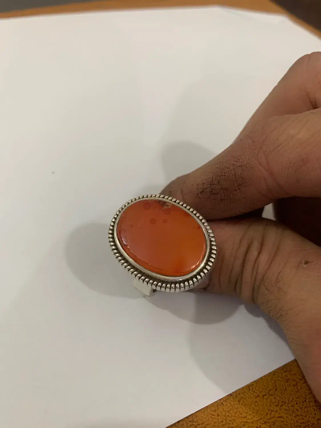 انگشتر دستساز عقیق یمن ناب|جواهرات|اردبیل, |دیوار