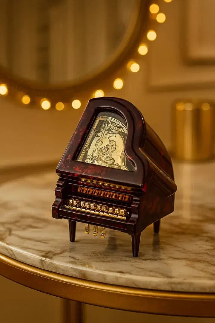 جعبه موزیکال پیانو قلبی کادویی|صنایع دستی و سایر لوازم تزئینی|اصفهان, تیران|دیوار