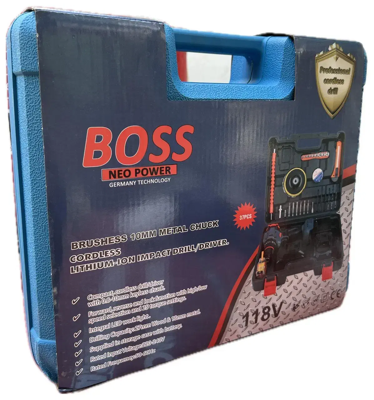 دریل شارژی براشلس ۱۱۸ ولت باس|ابزارآلات|تهران, حسنآباد|دیوار