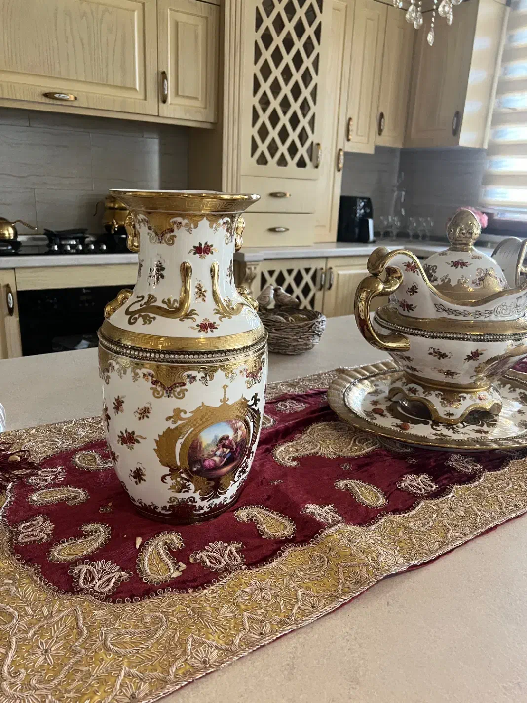 سه تکه دکوری چینی|مجسمه، تندیس، ماکت|تهران, فرمانیه|دیوار