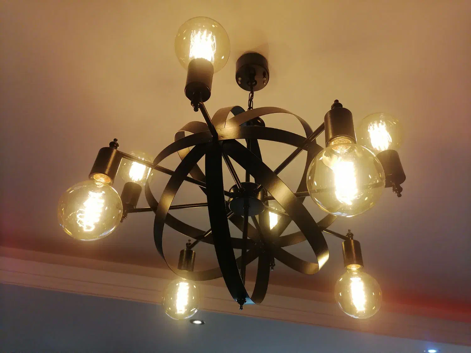 لوستر مدرن، لامپ ادیسونی|لوستر و چراغ آویز|تهران, سردارجنگل|دیوار