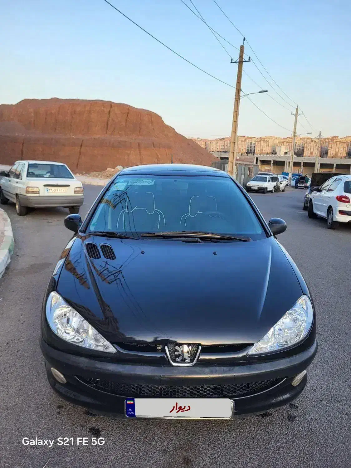 206 تیپ 3 پانا|خودرو سواری و وانت|پرند, فاز ۵|دیوار