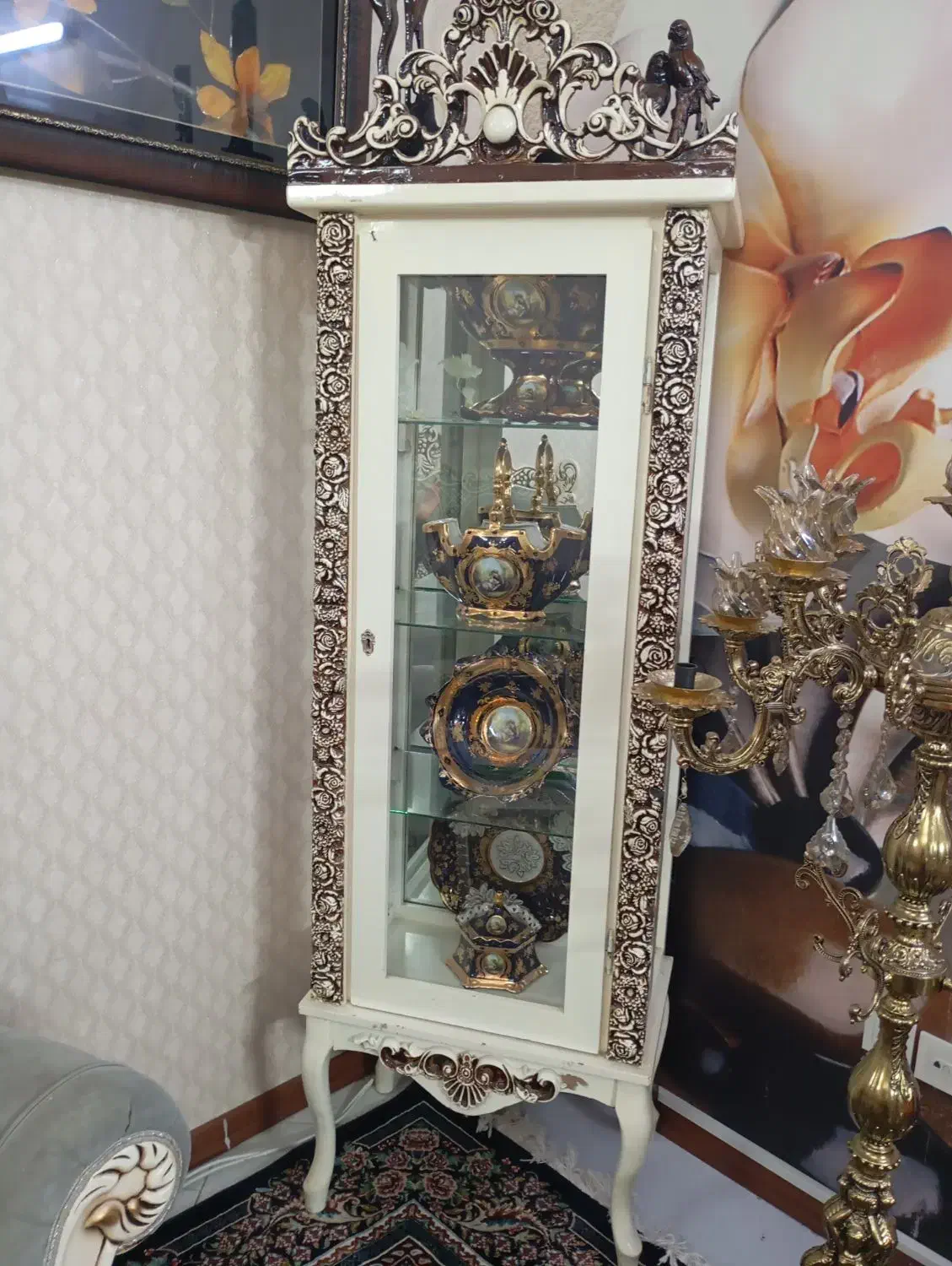 گنجه|بوفه، ویترین، کنسول|گلبهار, شهر جدید گلبهار|دیوار