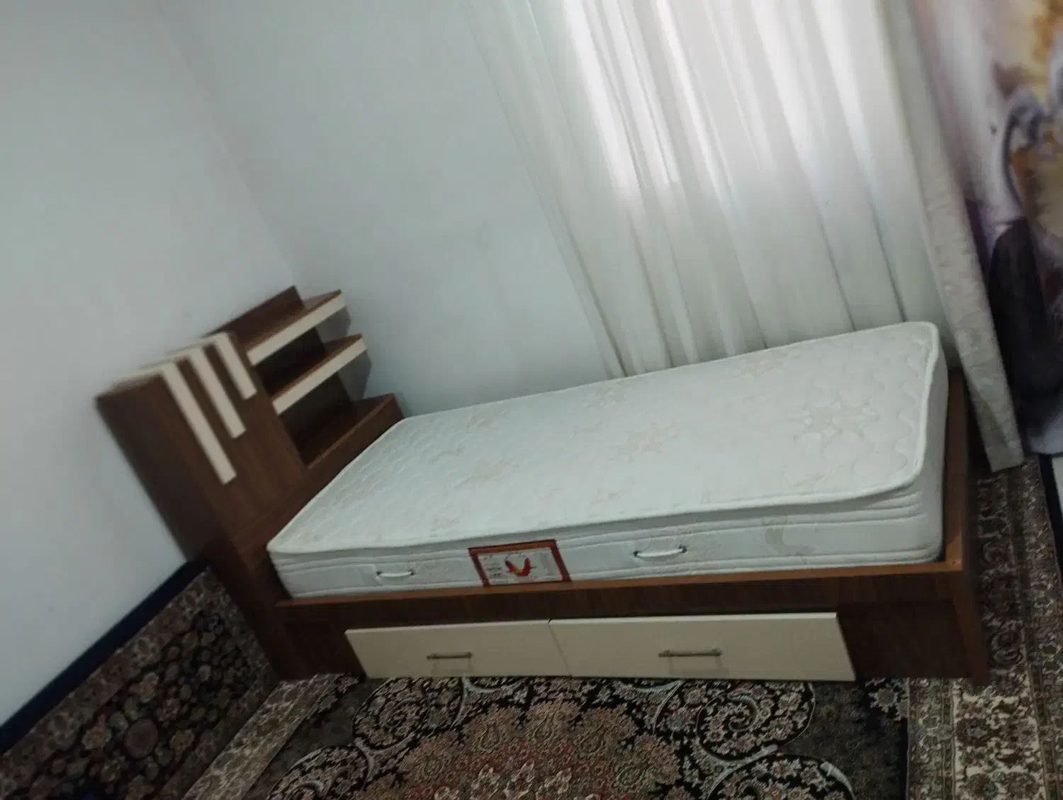 تخت خواب|تخت و سرویس خواب|اقبالیه, |دیوار