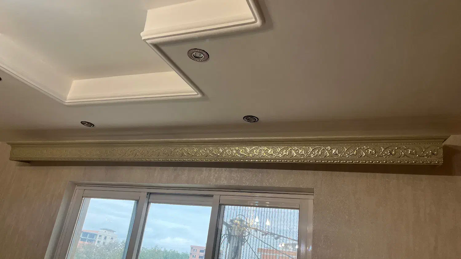 کتیبه پرده و ۳عدد چوب پرده|پرده، رانر، رومیزی|ساری, |دیوار