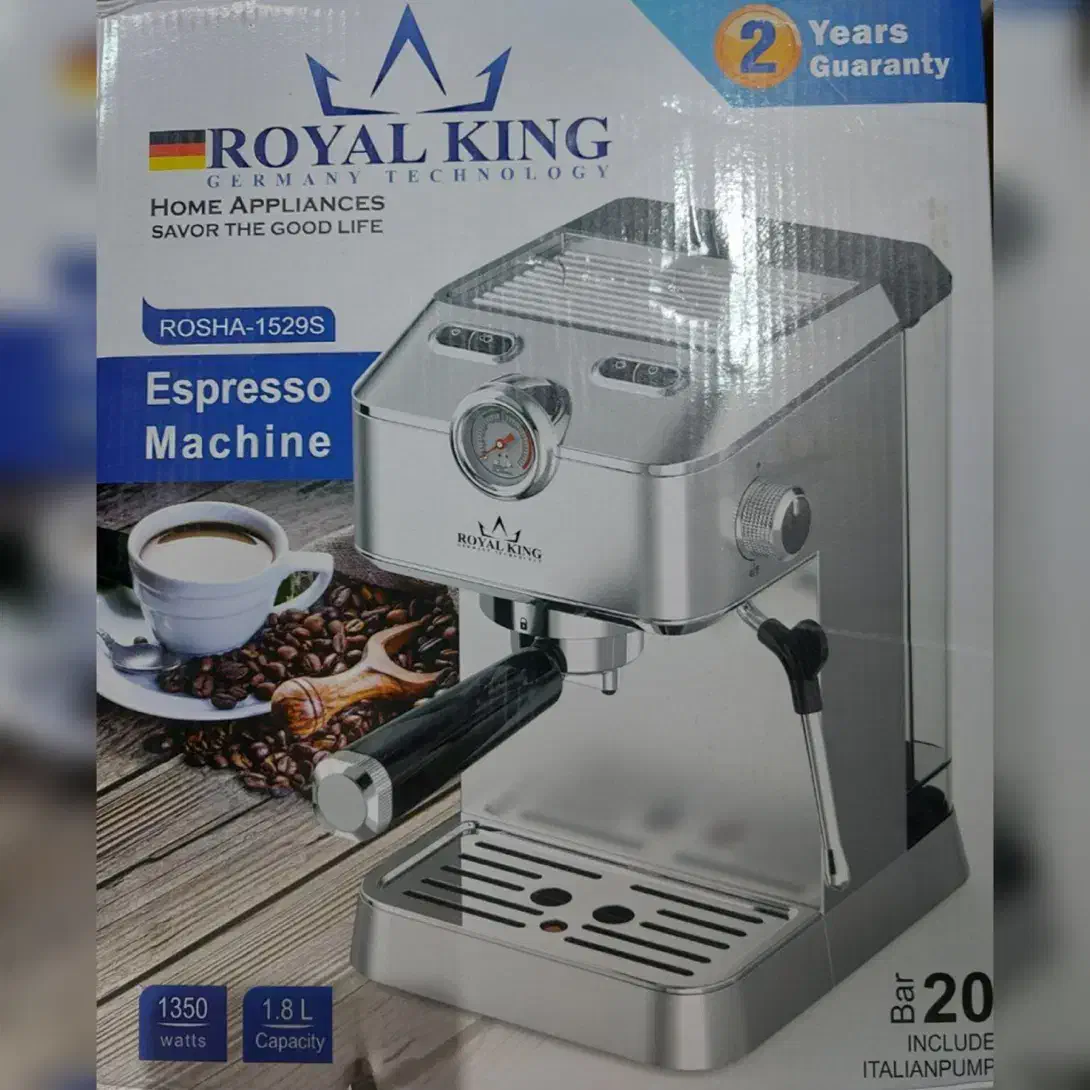 اسپرسوساز رویال کینگ آلمان|سماور، چایساز، قهوهساز|رشت, کوی امام رضا|دیوار