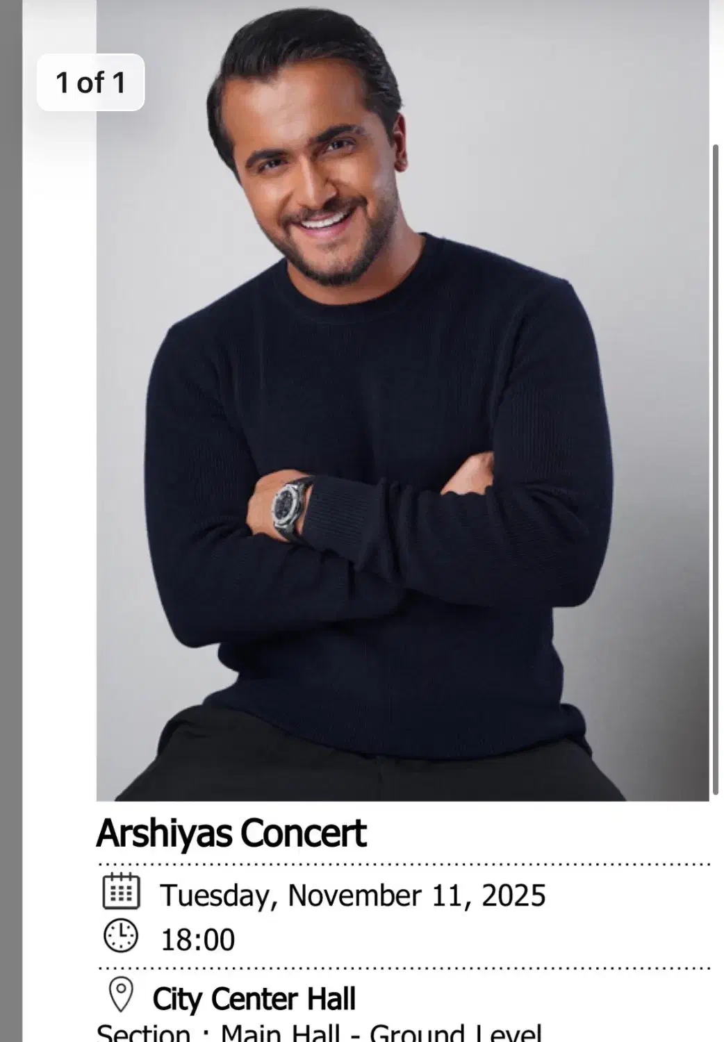 بلیط کنسرت عرشیاس|بلیت کنسرت|شاهینشهر, مسکن مهر|دیوار