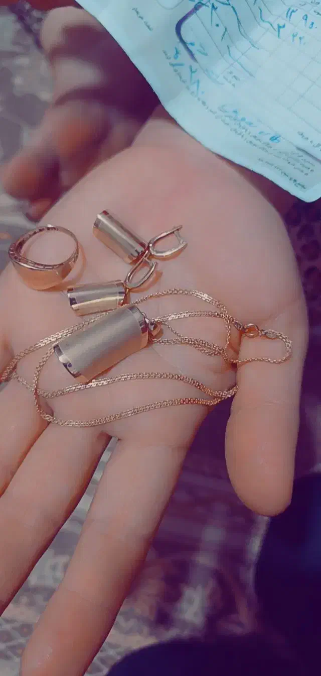 نیم ست طلا|جواهرات|ویسیان, |دیوار