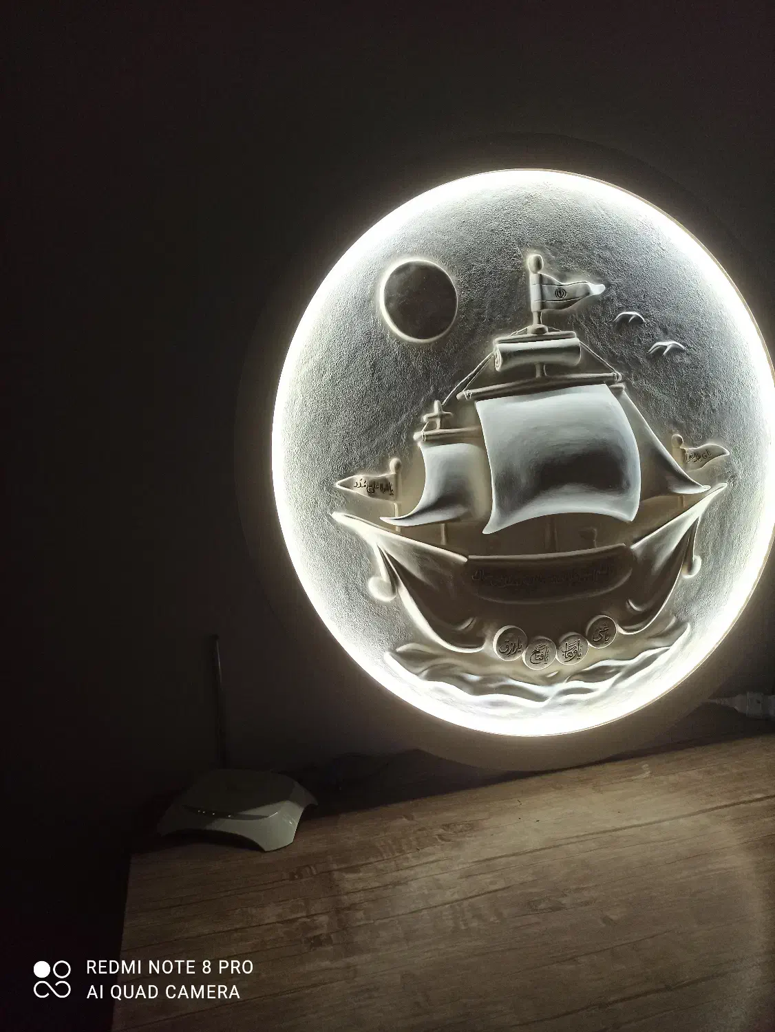 تابلوی دکوراتیو برجسته کشتی ثروت نور وامید|تابلو، نقاشی، عکس|لواسان, |دیوار