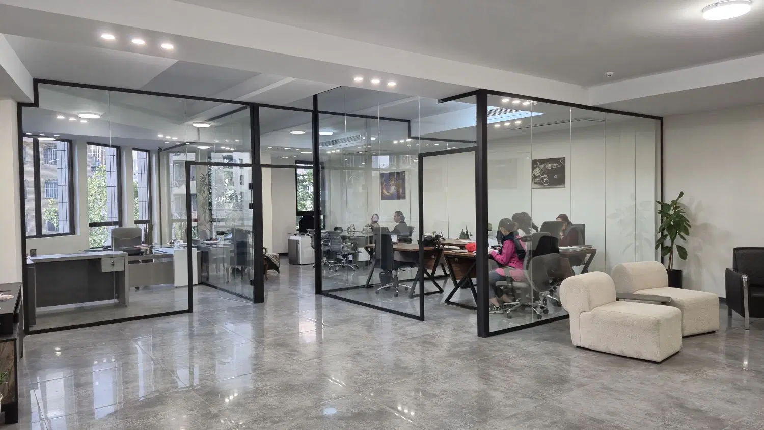نصب پارتیشن شیشه ای و mdf|دفتر کار|تهران, سهروردی|دیوار