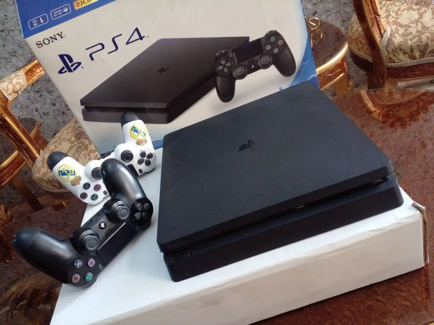 Ps4 silm 1TB فول گیم اکبند کپی خور|کنسول، بازی ویدئویی و آنلاین|کرج, شهرک فهمیده|دیوار