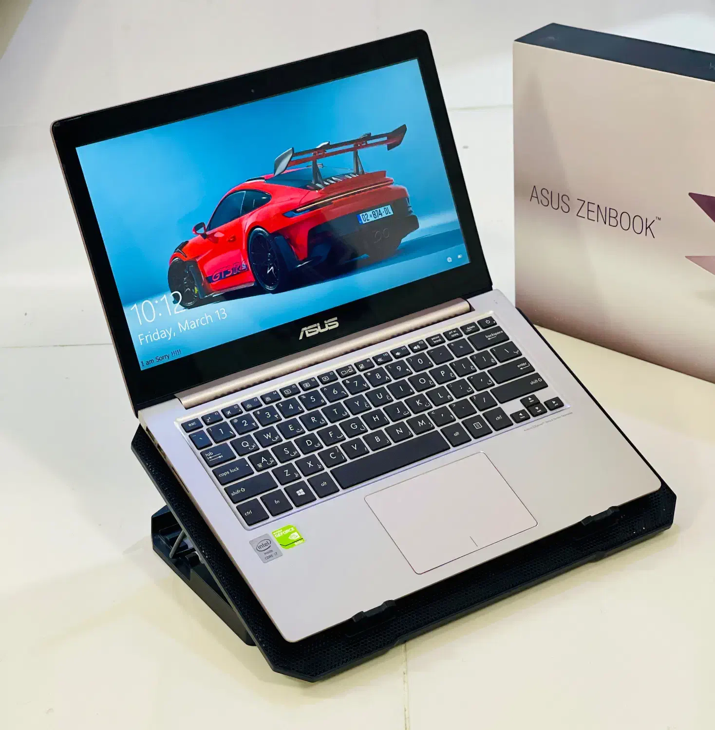 لپتاپAsus Zenbook گرافیک مجزا 512SSD پنل 3K تاچ i7|رایانه همراه|شیراز, عفیفآباد|دیوار