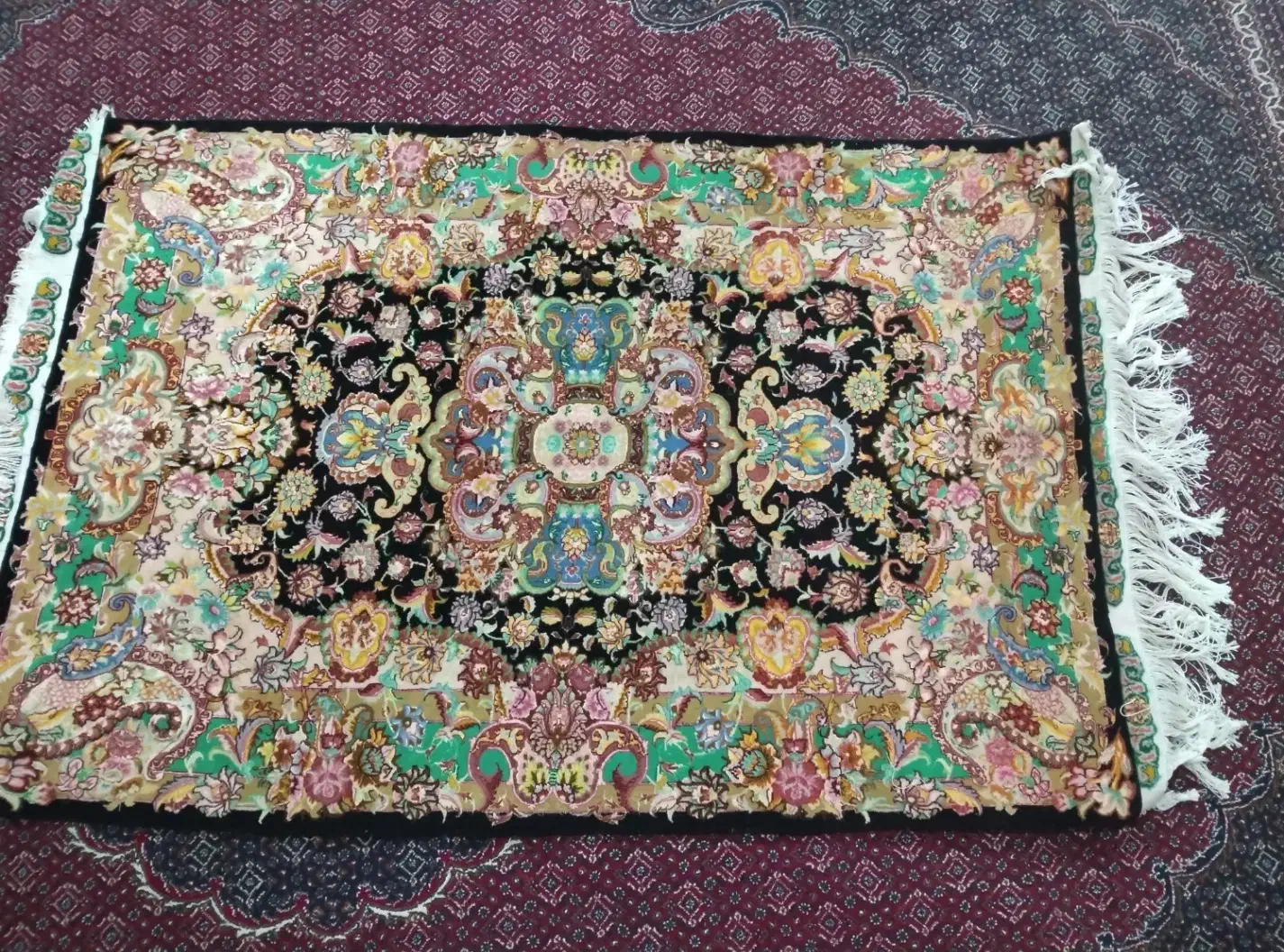 فرش زرع نیم سالار تبریزی|فرش|بروجرد, |دیوار