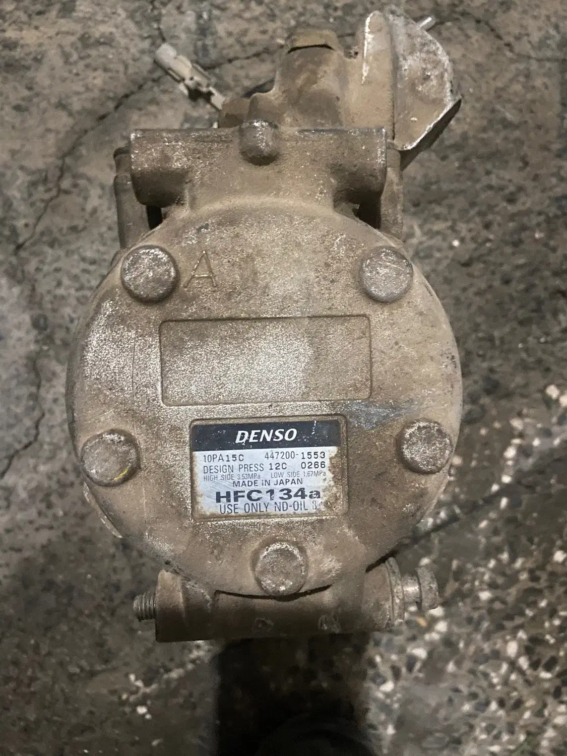 کمپرسور کولر تویوتا کمری اصل ژاپن|قطعات یدکی و لوازم جانبی|محمدشهر, محمدشهر|دیوار