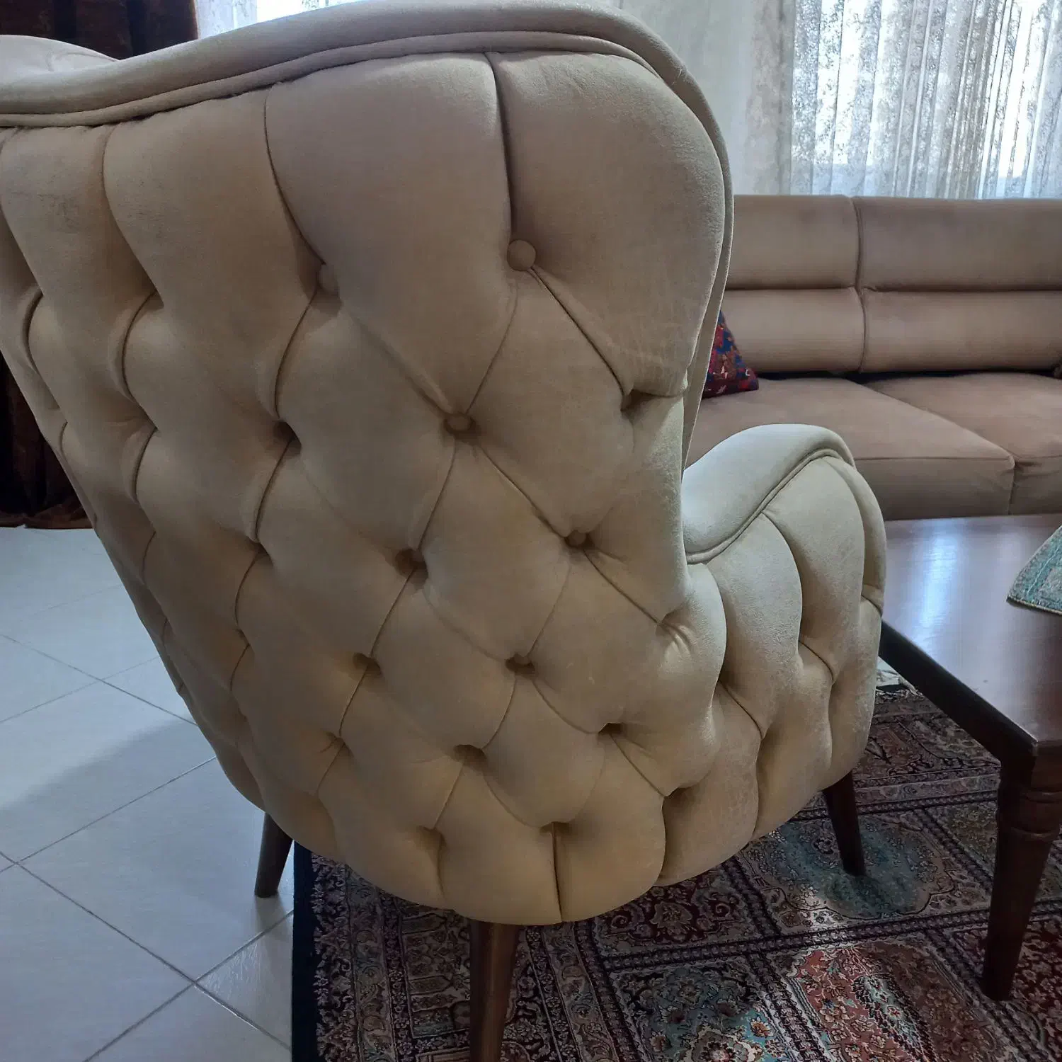 مبل چستر ۸نفره مکانیزه|مبلمان خانگی و میز عسلی|اندیشه, اندیشه فاز ۴|دیوار