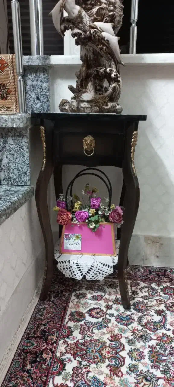 میز دکوری کشو دار|میز تلفن|قم, انسجام|دیوار