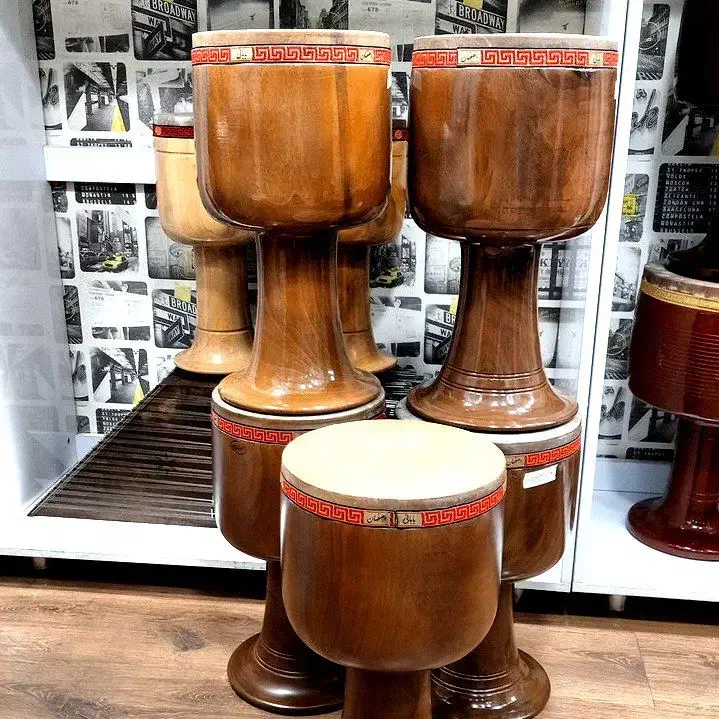 تمبک دهانه ۲۳ و ۲۴ تمام چوب|سازهای سنتی|تهران, شمس‌آباد|دیوار