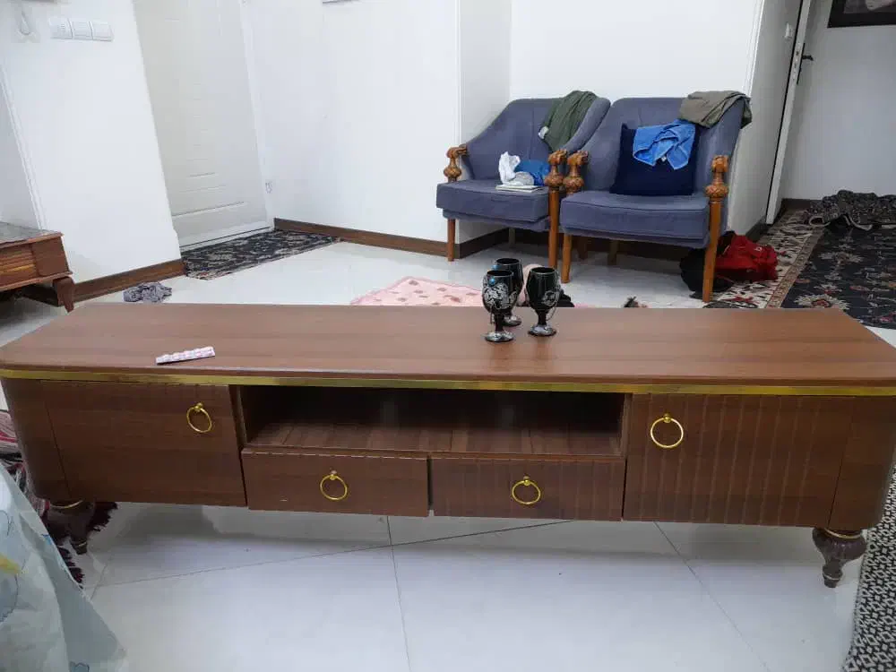 میز تلویزیون چوبی|میز تلویزیون|تهران, دولاب|دیوار