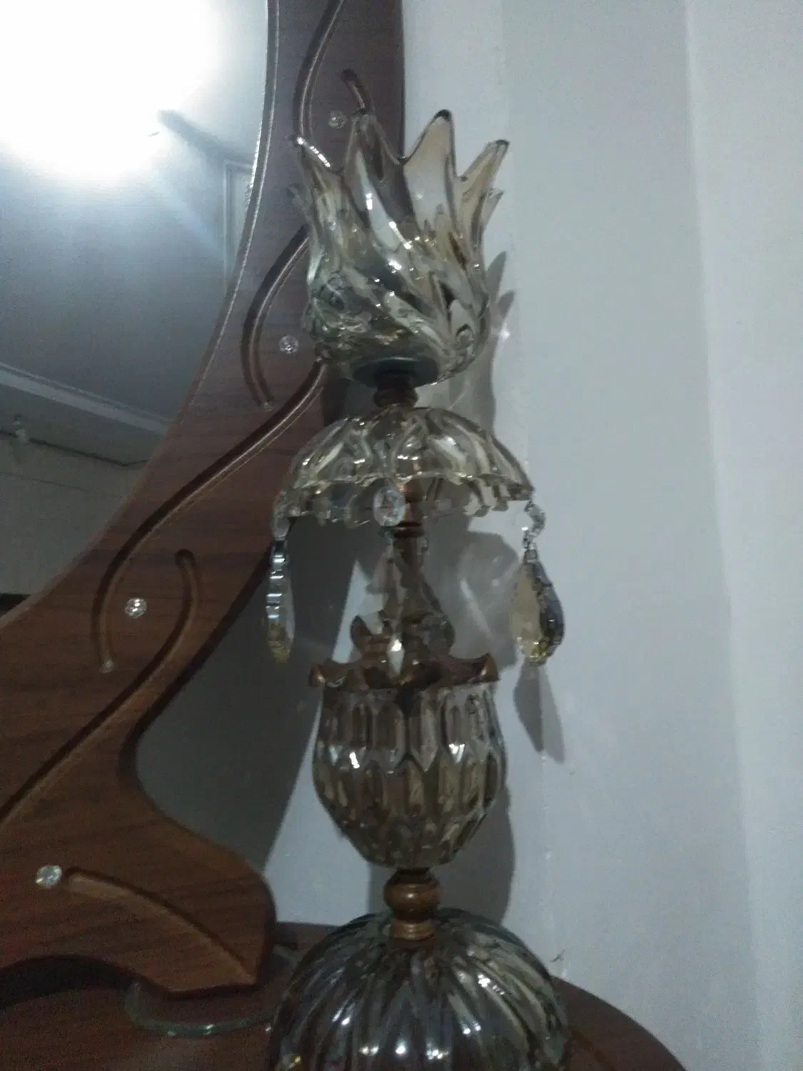 آینه موزیکال به همراه شمعدان|بوفه، ویترین، کنسول|رشت, خرسندی|دیوار