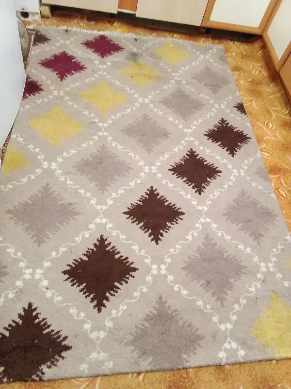 دو عدد گلیم فرش چهار متری دیگری یک در سه|گلیم، جاجیم، گبه|ری, علایین|دیوار