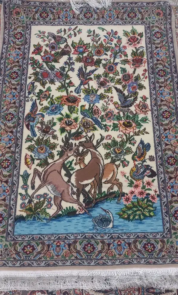 فرش ابریشمی دستبافت|فرش|اصفهان, آزادان|دیوار