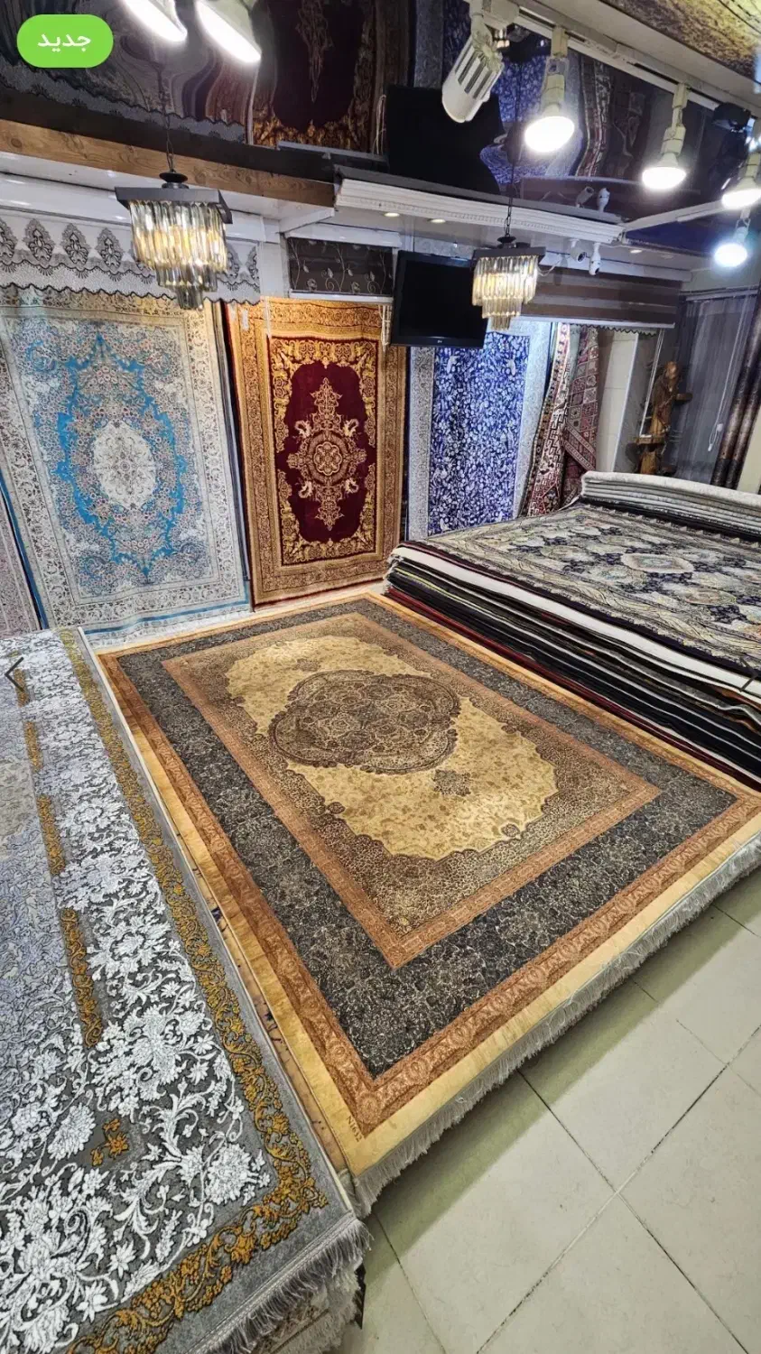 فرش ماشینی ۷۰۰ شانه  دیبا،N1632|فرش|بناب, |دیوار