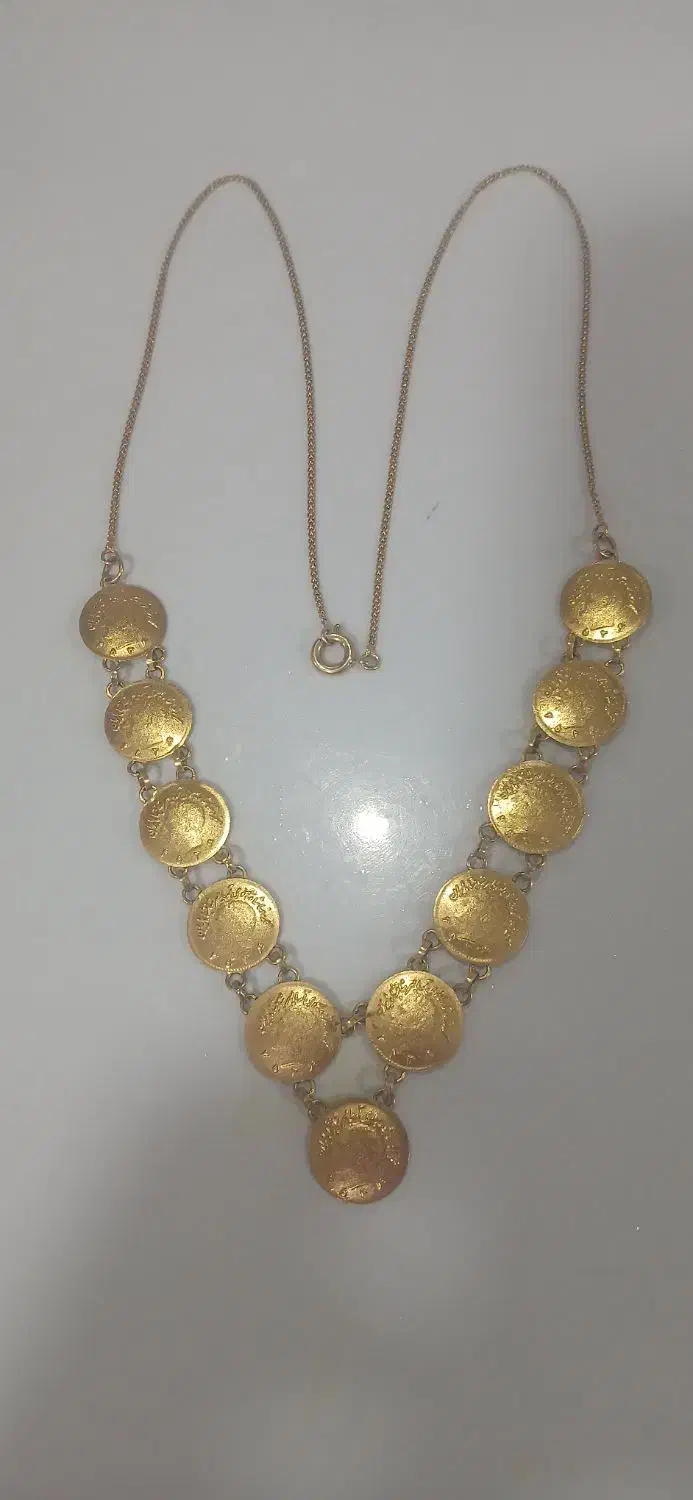 دستبند و گردنبند سکه ای|جواهرات|دهدشت, |دیوار