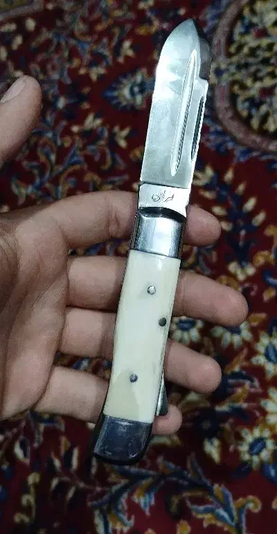 چاقوی دسته استخوان زنجانی|کلکسیون اشیاء عتیقه|زنجان, |دیوار