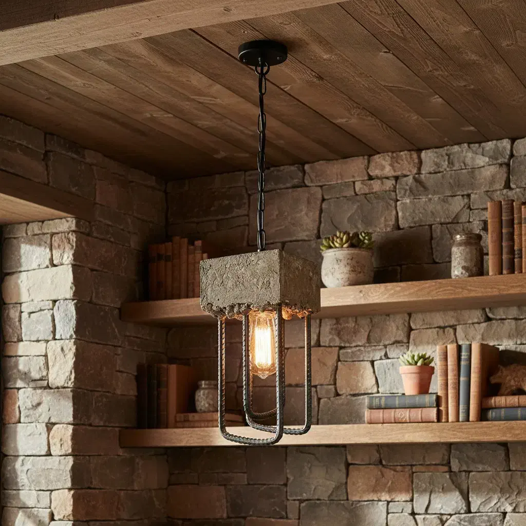 لوستر آویز بتنی|لوستر و چراغ آویز|تهران, شهرک ولیعصر جنوبی|دیوار