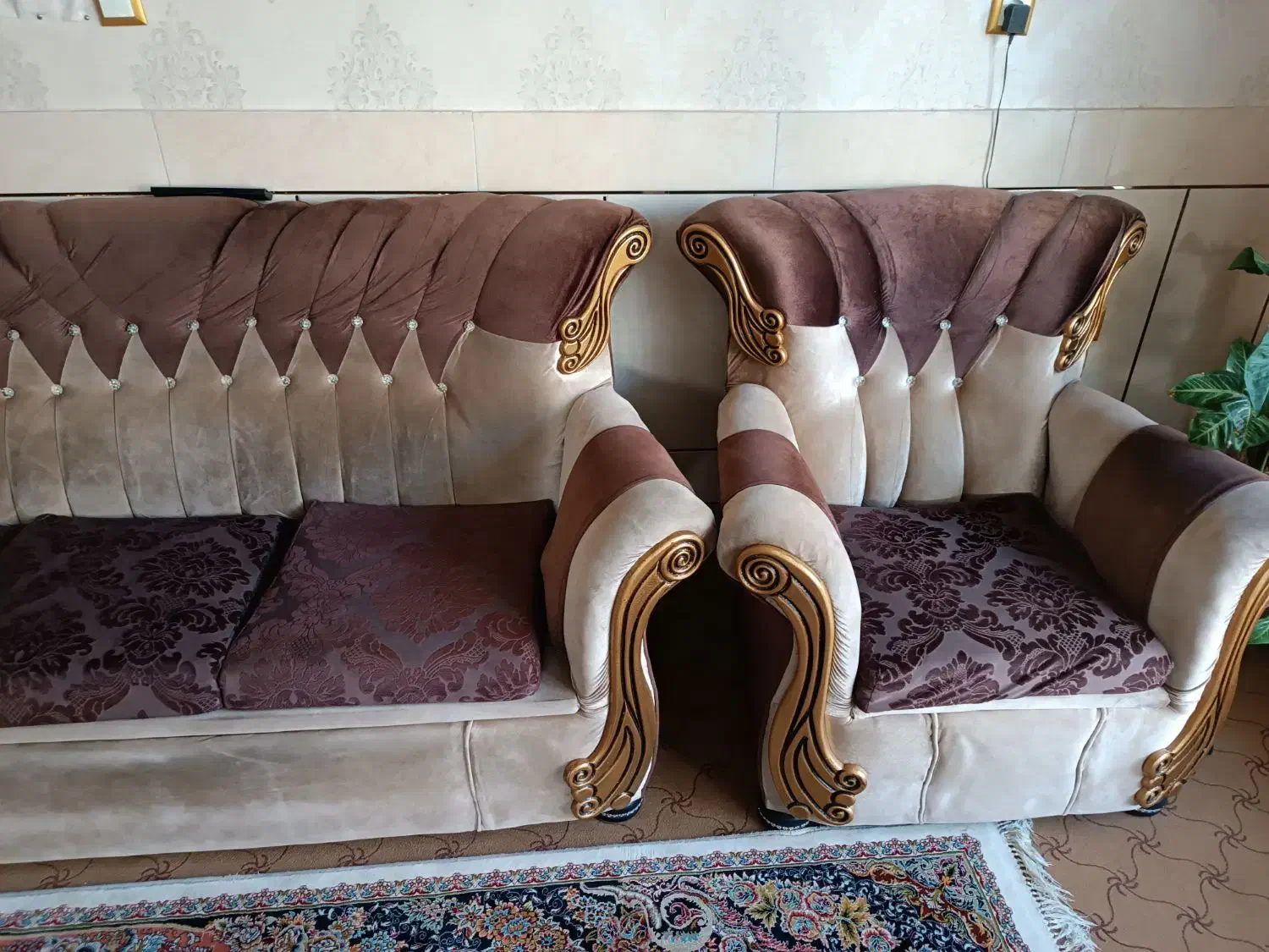 مبل راحتی|مبلمان خانگی و میز عسلی|خمینی‌شهر, |دیوار