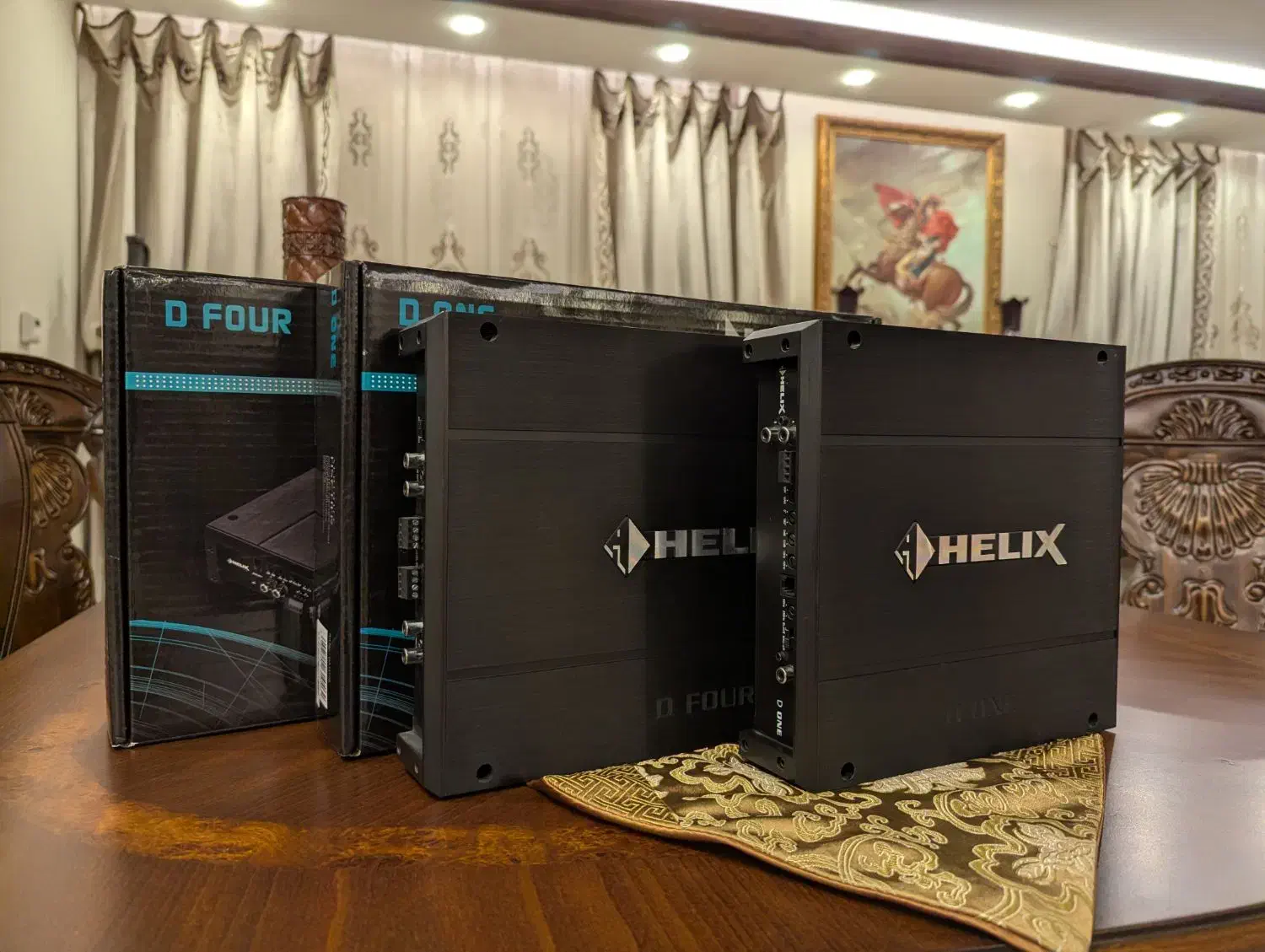 ۲ عدد آمپلی فایر هلیکس Helix D Four و Helix D One|سیستم صوتی خانگی|تهران, هروی|دیوار