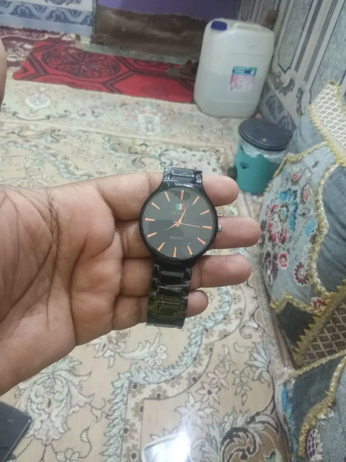 ساعت طرح رادو مشکی زیبا|ساعت|کنارک, |دیوار