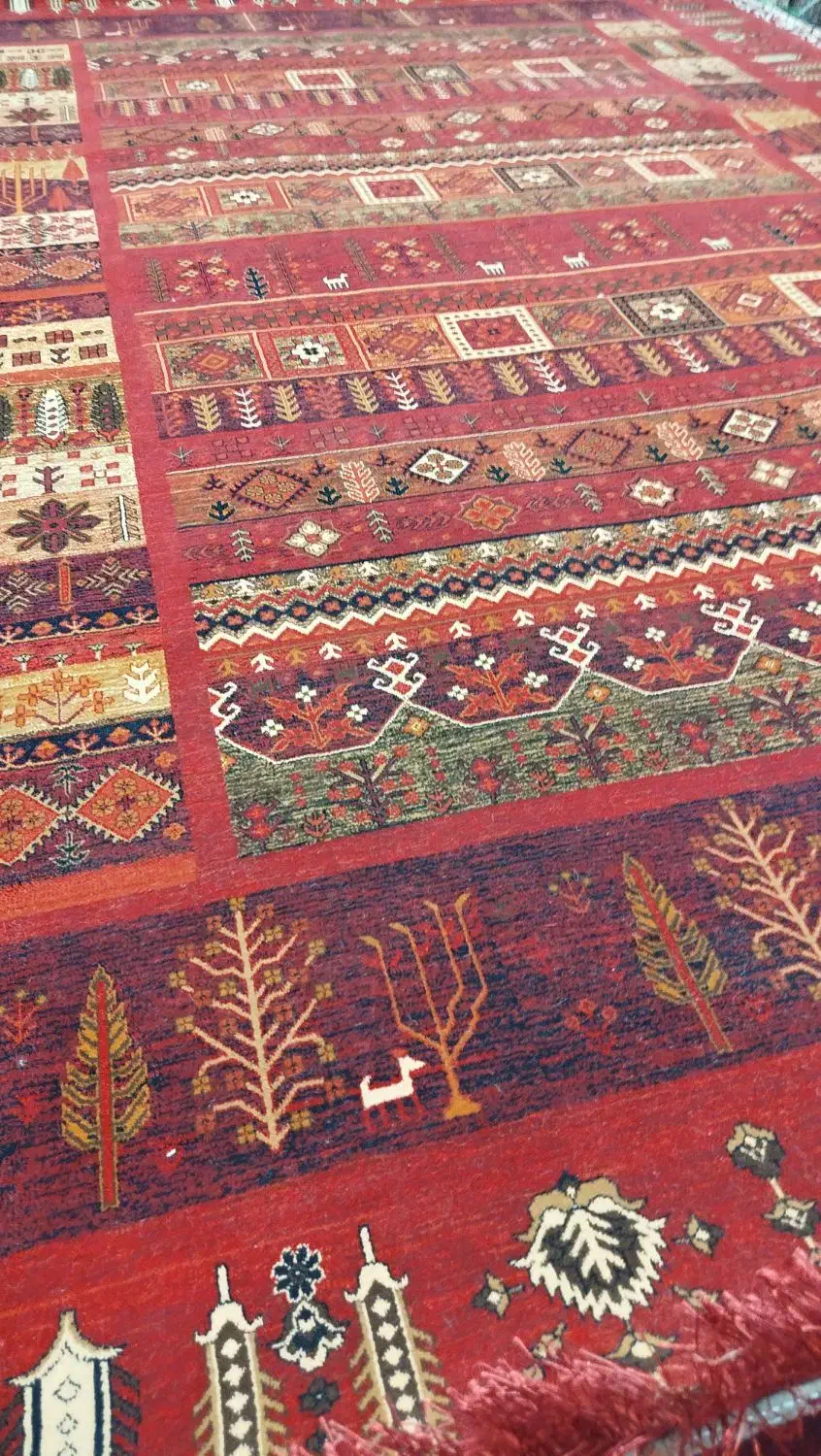 فرش قرمز طرح سنتی در همه سایز|فرش|اصفهان, برزان|دیوار