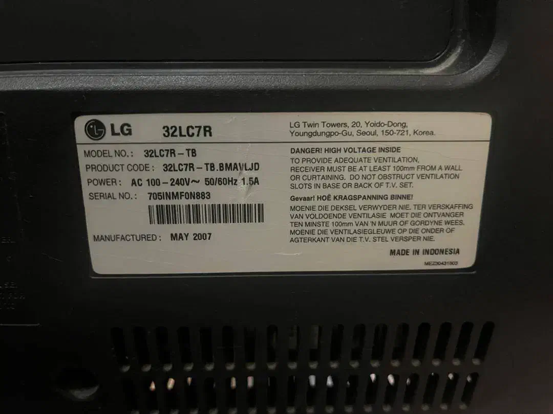 تلویزیون lcd برند LG سایز 38 اینچ|تلویزیون و پروژکتور|تهران, خواجه نصیر طوسی|دیوار