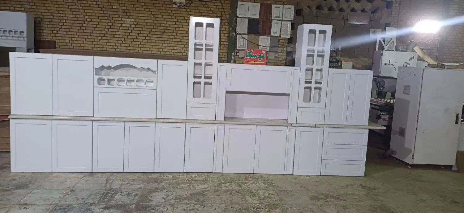 -کابینت سرویس طوسی کلاسیک کد۱۵۱۱۰۰۹|مصالح و تجهیزات ساختمان|لشت نشا, |دیوار