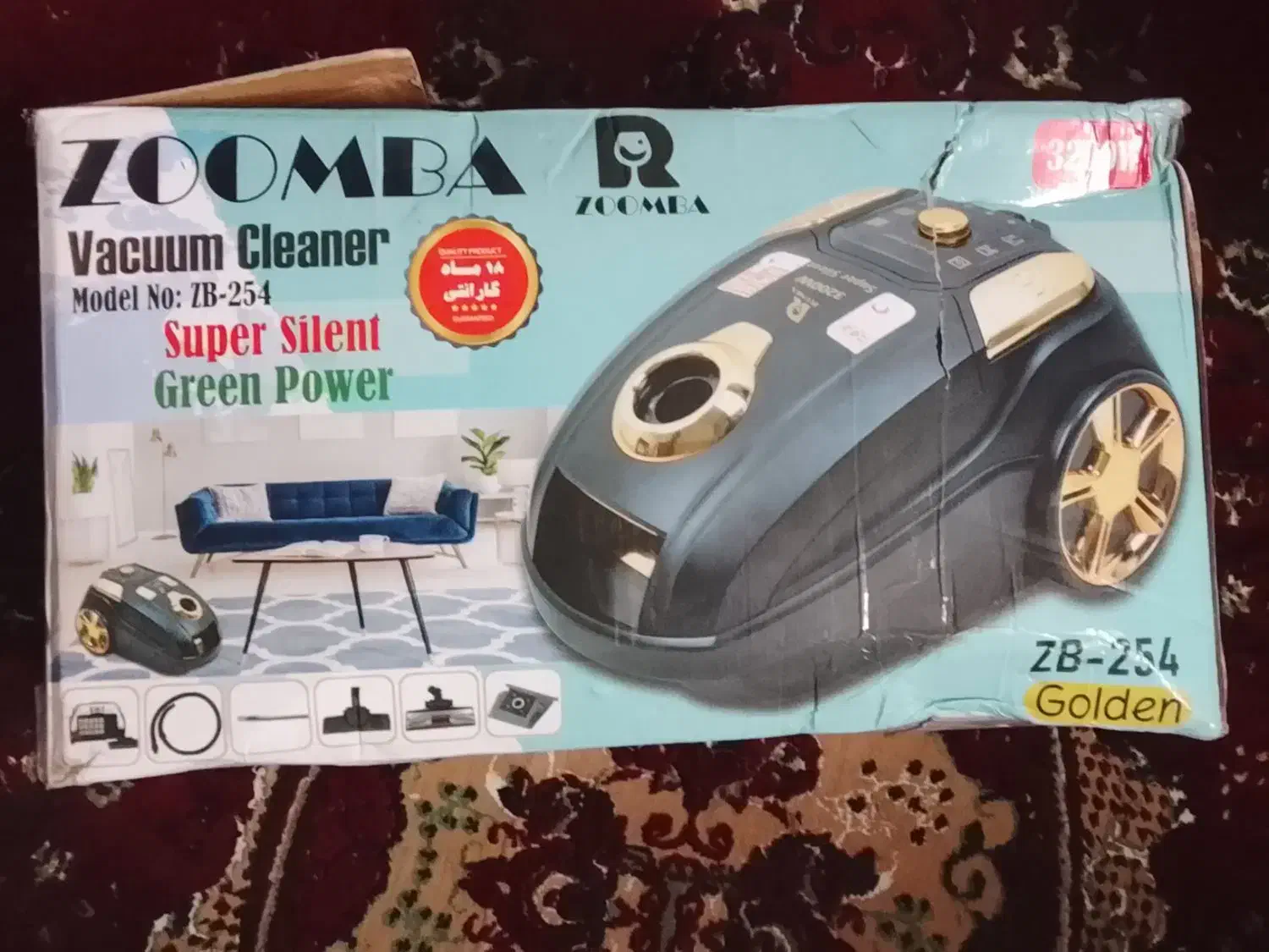 جارو برقی جنس زومبا اصلی|جاروبرقی، جارو شارژی، بخارشو|مرودشت, رامجرد یک|دیوار