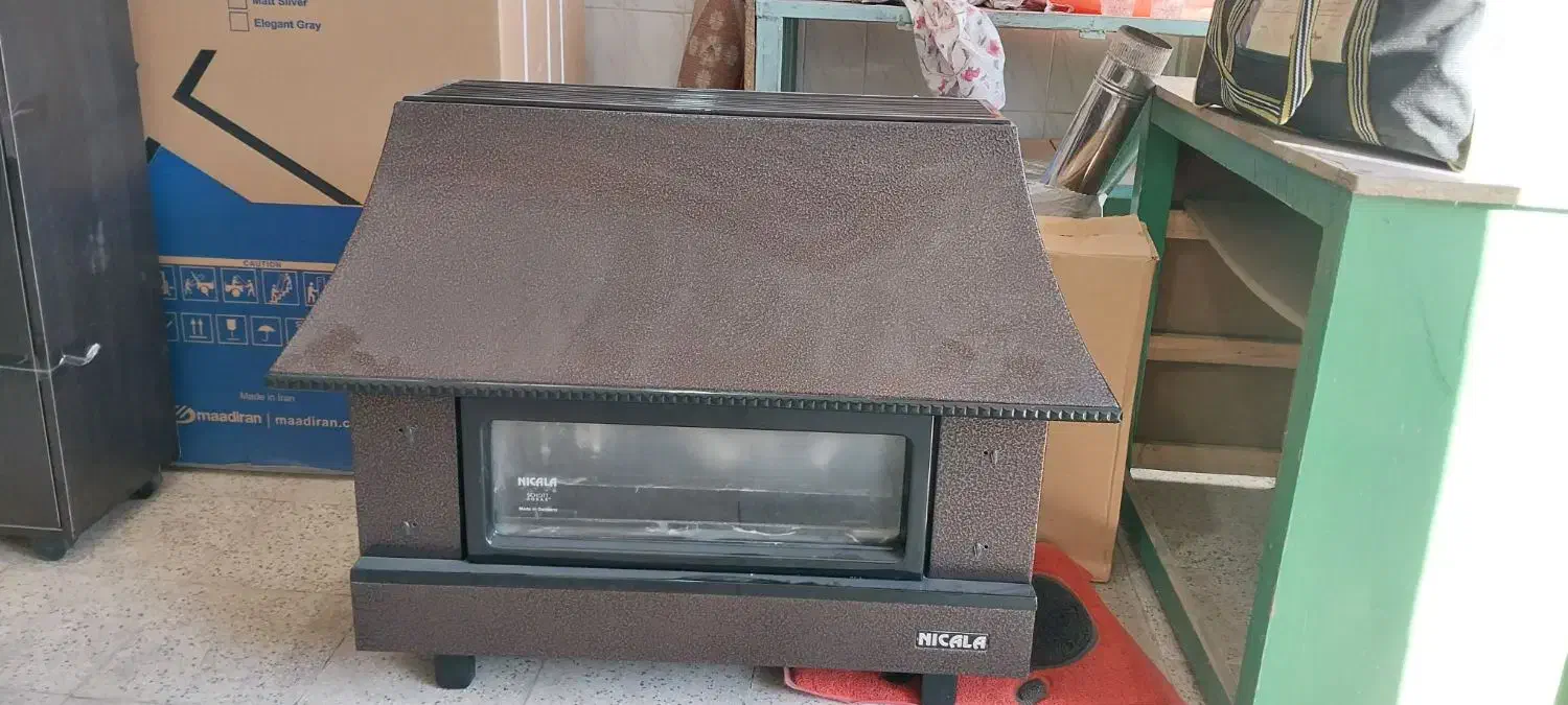 بخاری شومینه نیک کالا|بخاری، هیتر، شومینه|سراب, |دیوار