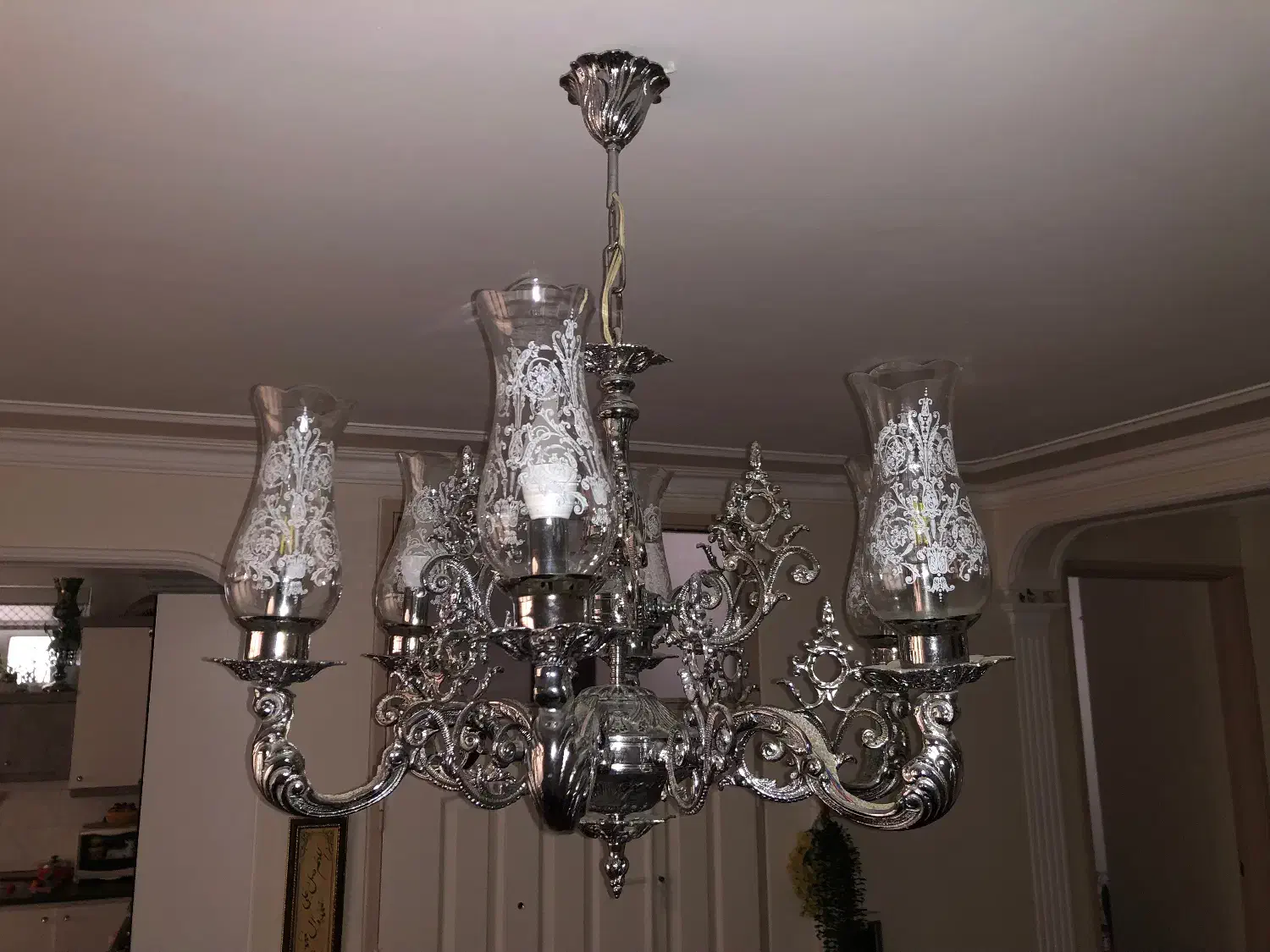 لوستر|لوستر و چراغ آویز|تبریز, |دیوار