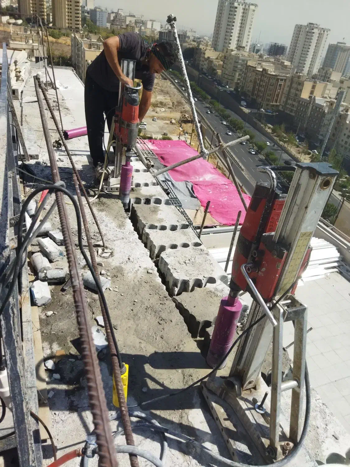 کرگیری.برش بتن.سیم برش الماسه|خدمات پیشه و مهارت|تهران, پاسداران|دیوار