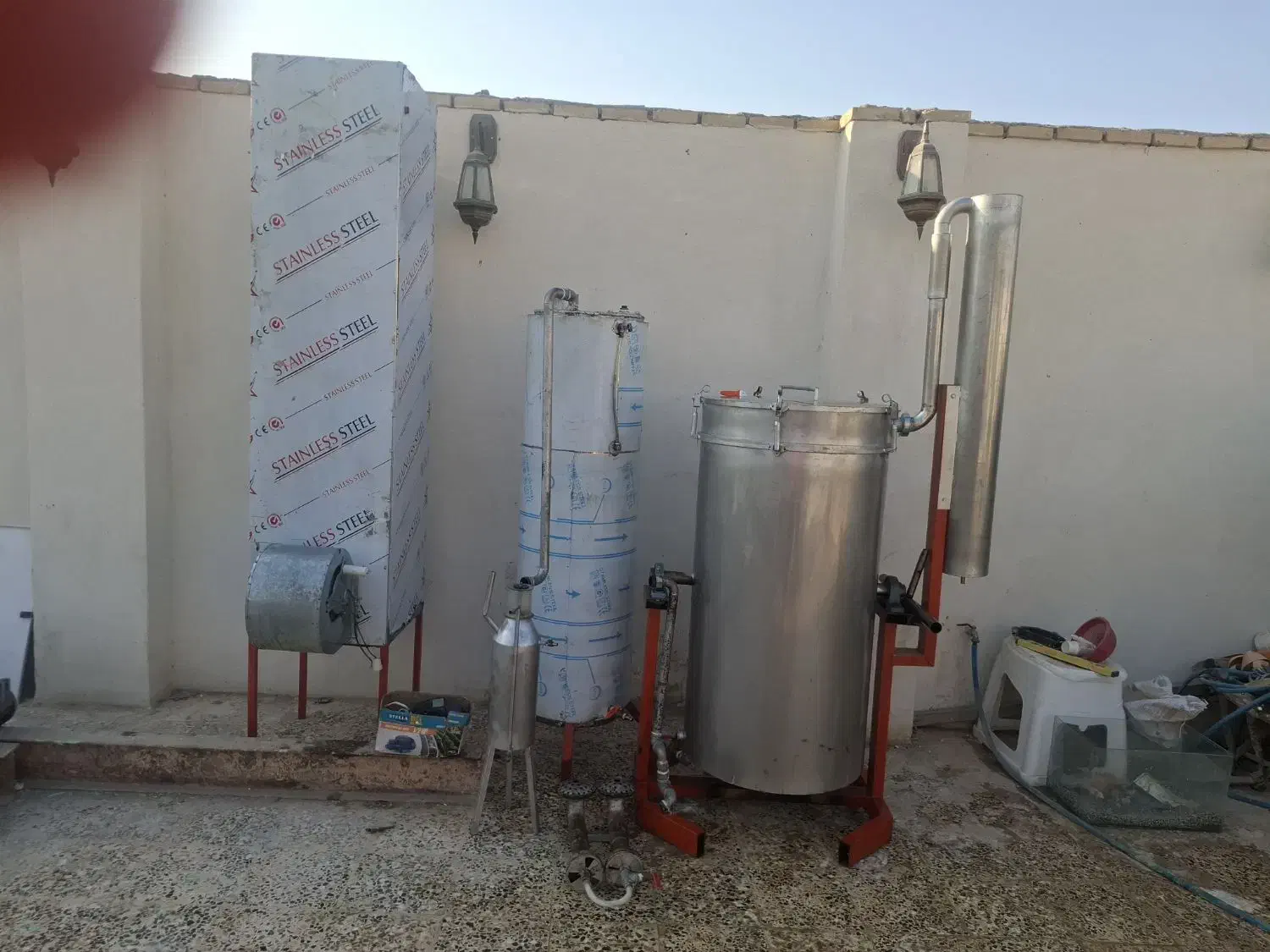 دیگ گلاب گیری|ماشین‌آلات صنعتی|آران و بیدگل, |دیوار