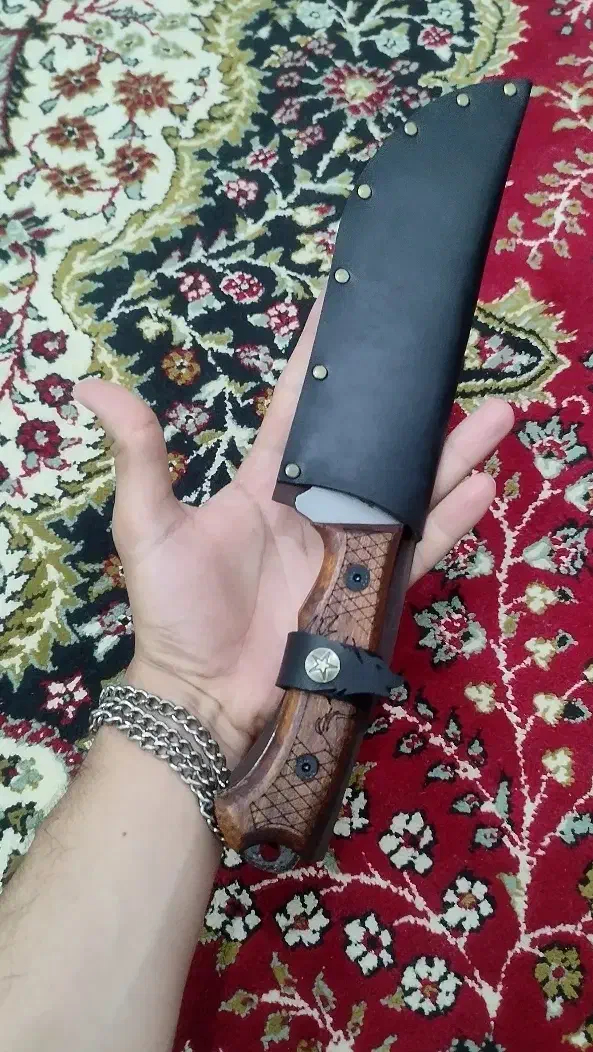 چاقو کوه نوردی شکاری به همراه غلاف|کوهنوردی و کمپینگ|زاهدان, |دیوار