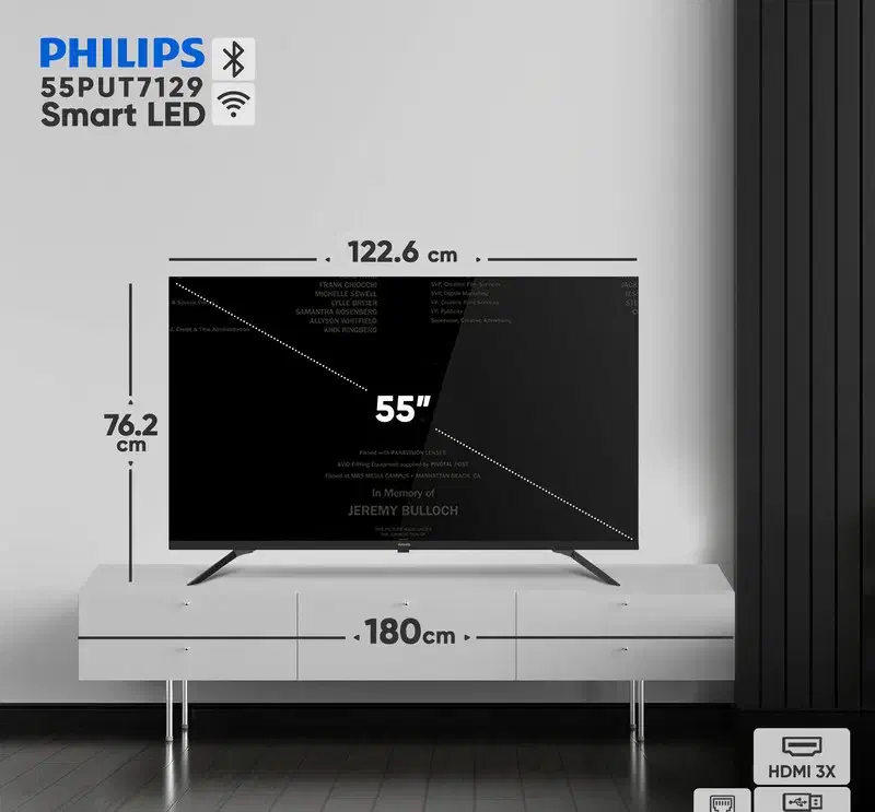 تلویزیون پک پلمپ فیلیپس اصل ۵۵ اینچ|تلویزیون و پروژکتور|گنبد کاووس, |دیوار